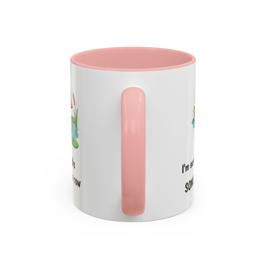 Funny Duck Mug — "My ducks aren't in a row" Accent Coffee Cup (11/15oz)
