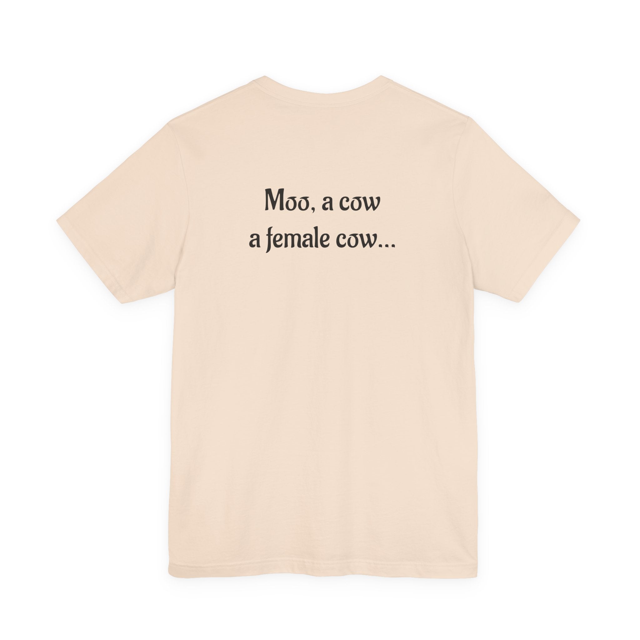 The Sound of Mooosic Tee — Funny Cow Musical Graphic T-Shirt