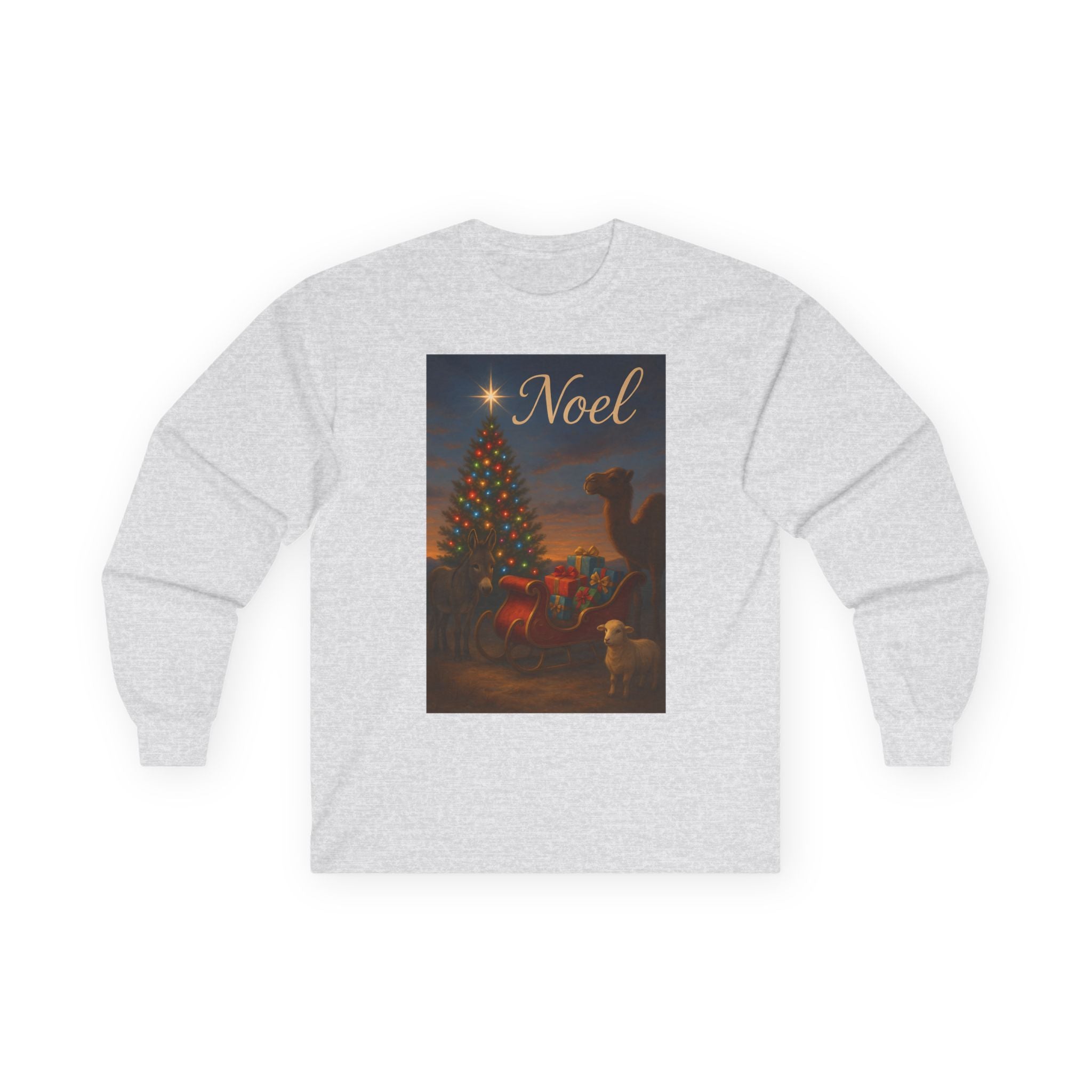 Noel Vintage Christmas Long Sleeve Tee
