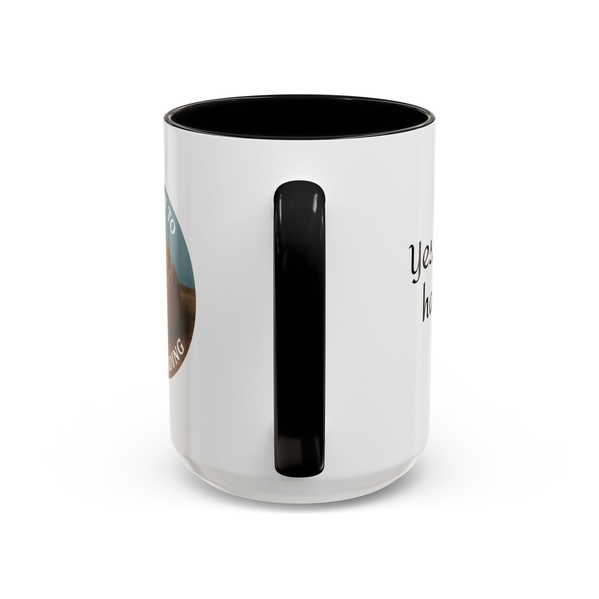 Gateway to Homesteading Coffee Mug — Accent White & Black Ceramic (11/15 oz)