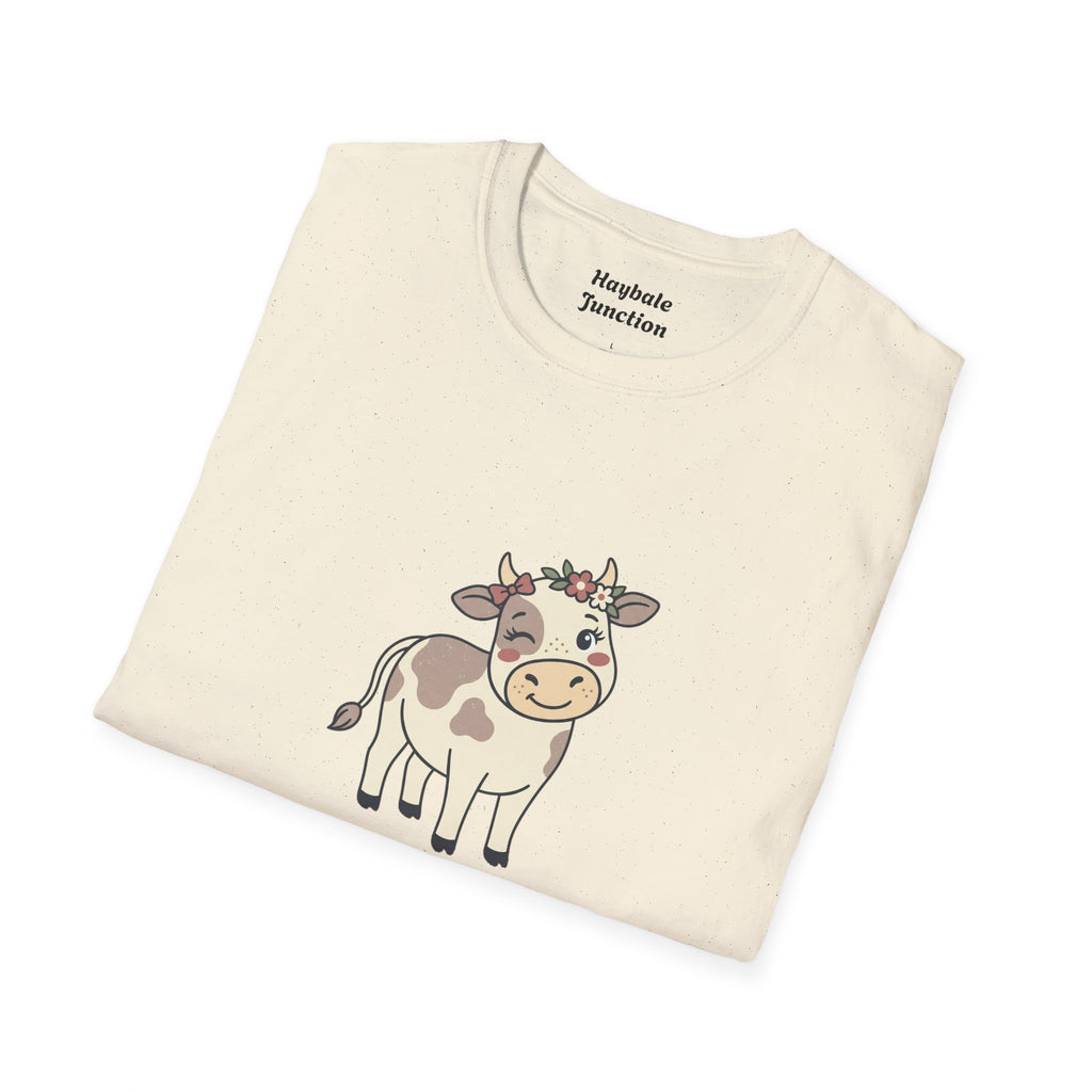 Mom Cow Graphic T-Shirt — "Heifer, please — I'm the Mom" Funny Farm Mom Tee