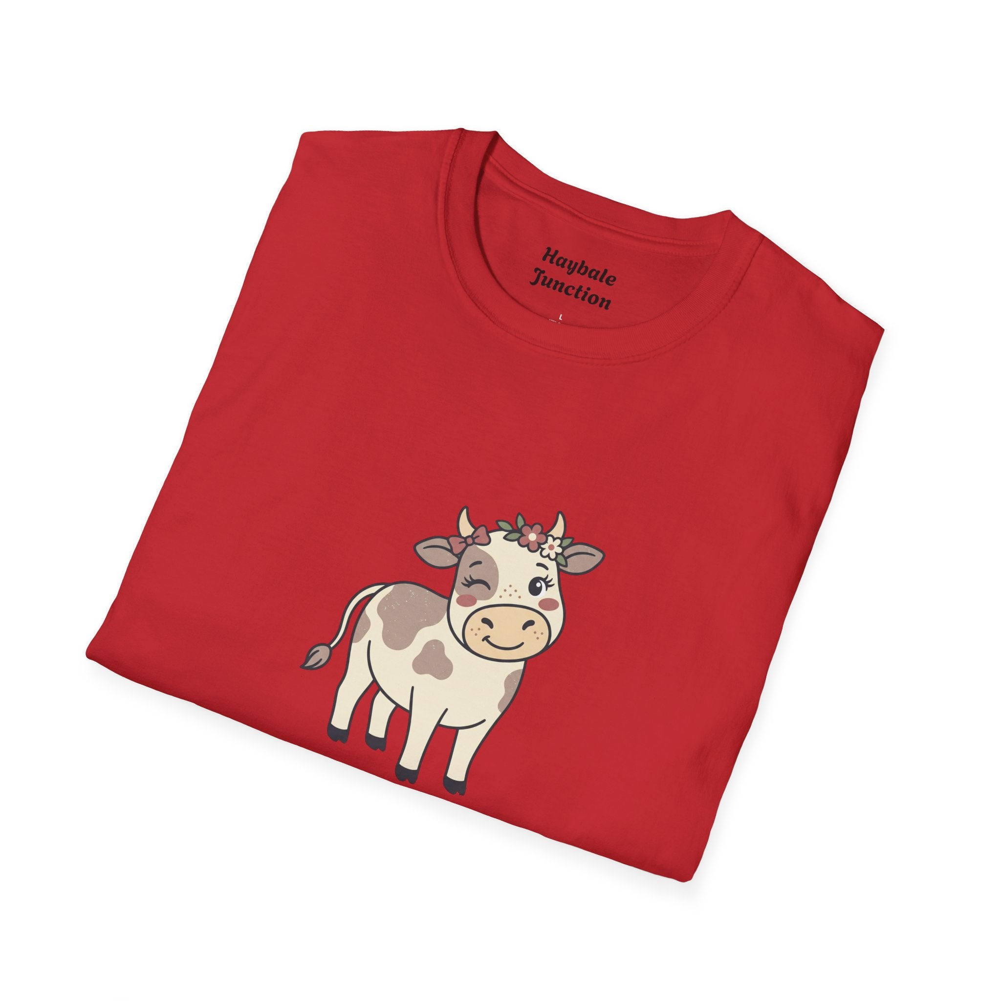 Mom Cow Graphic T-Shirt — "Heifer, please — I'm the Mom" Funny Farm Mom Tee
