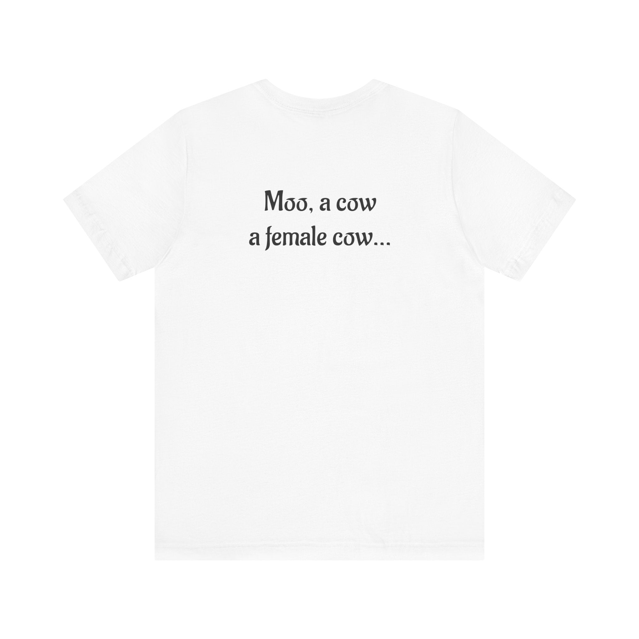 The Sound of Mooosic Tee — Funny Cow Musical Graphic T-Shirt