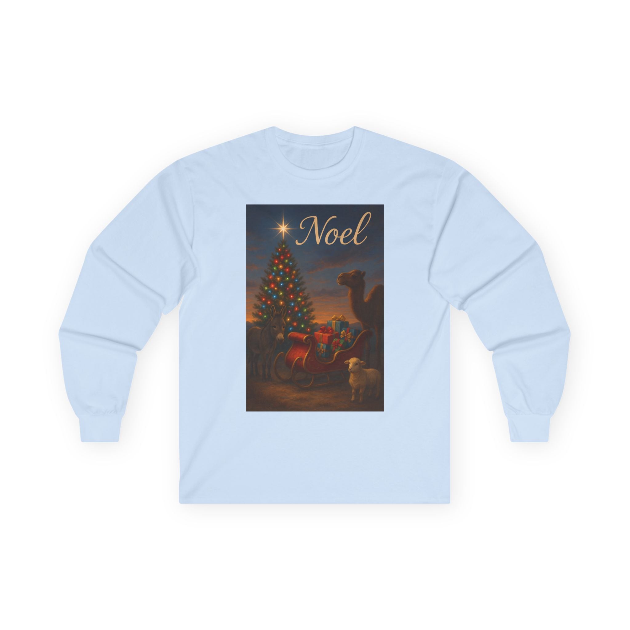 Noel Vintage Christmas Long Sleeve Tee