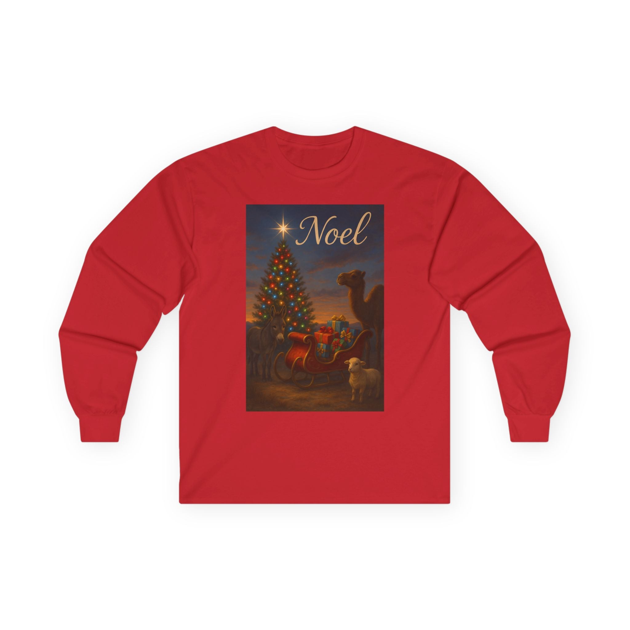 Noel Vintage Christmas Long Sleeve Tee