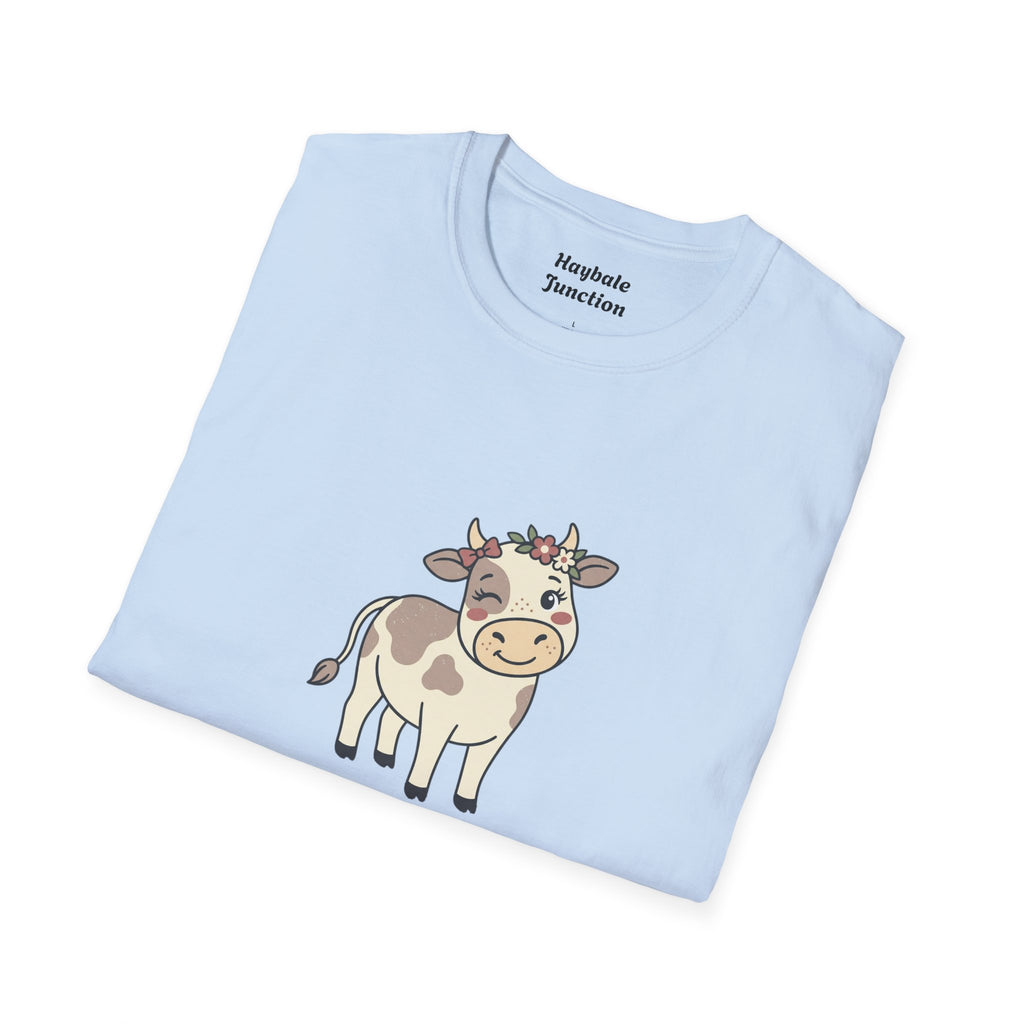 Mom Cow Graphic T-Shirt — "Heifer, please — I'm the Mom" Funny Farm Mom Tee