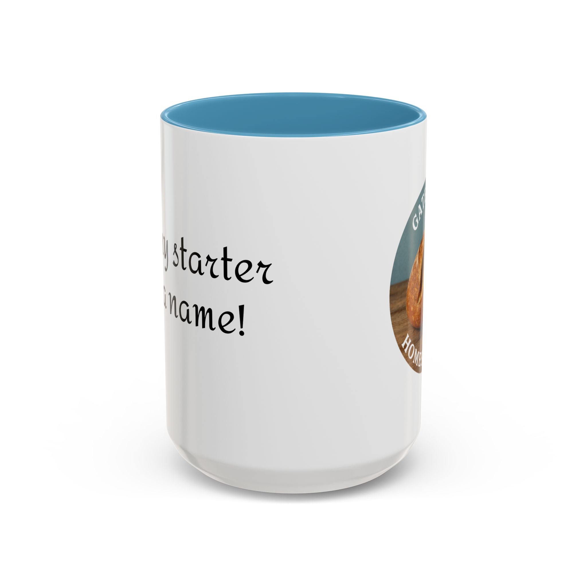 Gateway to Homesteading Coffee Mug — Accent White & Black Ceramic (11/15 oz)