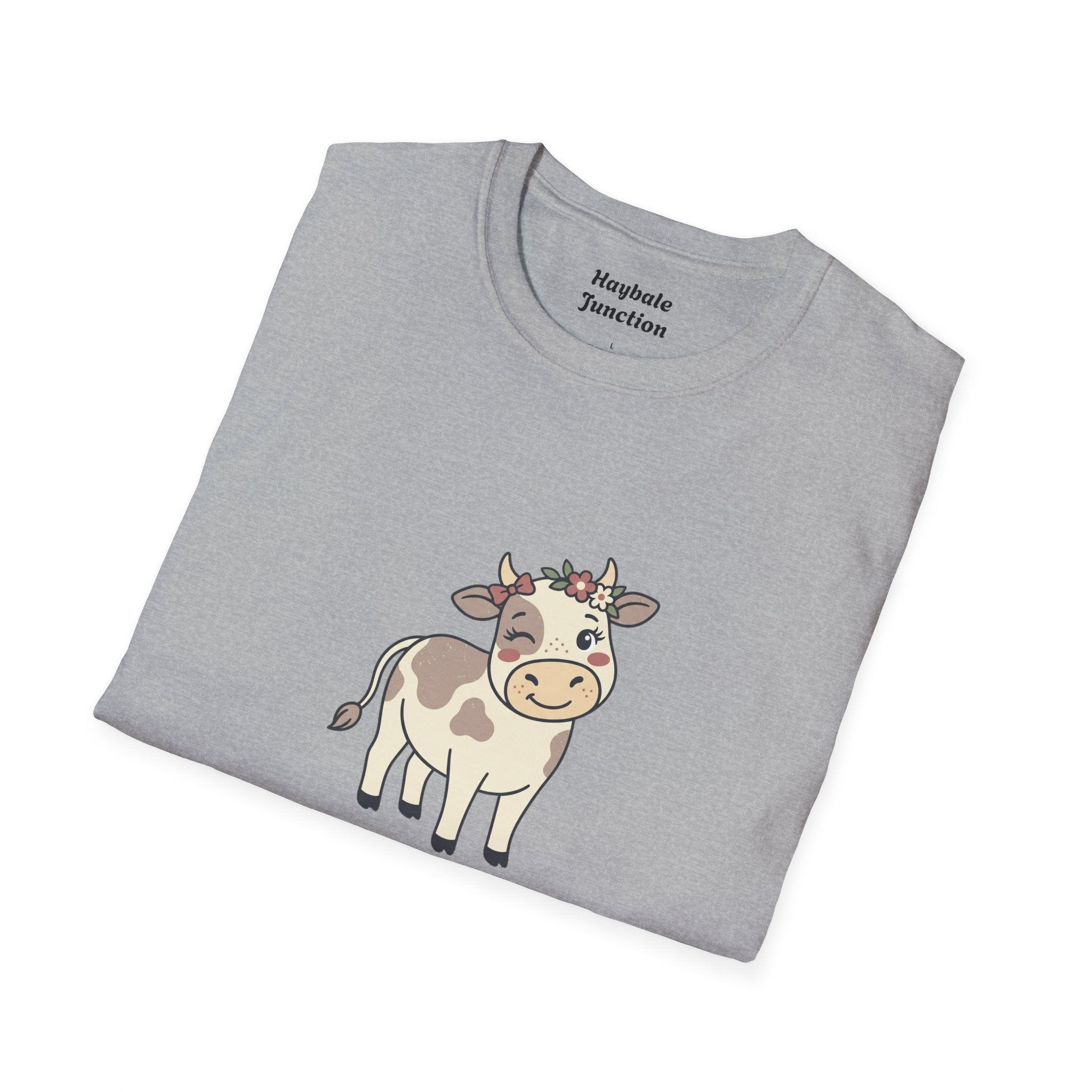 Mom Cow Graphic T-Shirt — "Heifer, please — I'm the Mom" Funny Farm Mom Tee