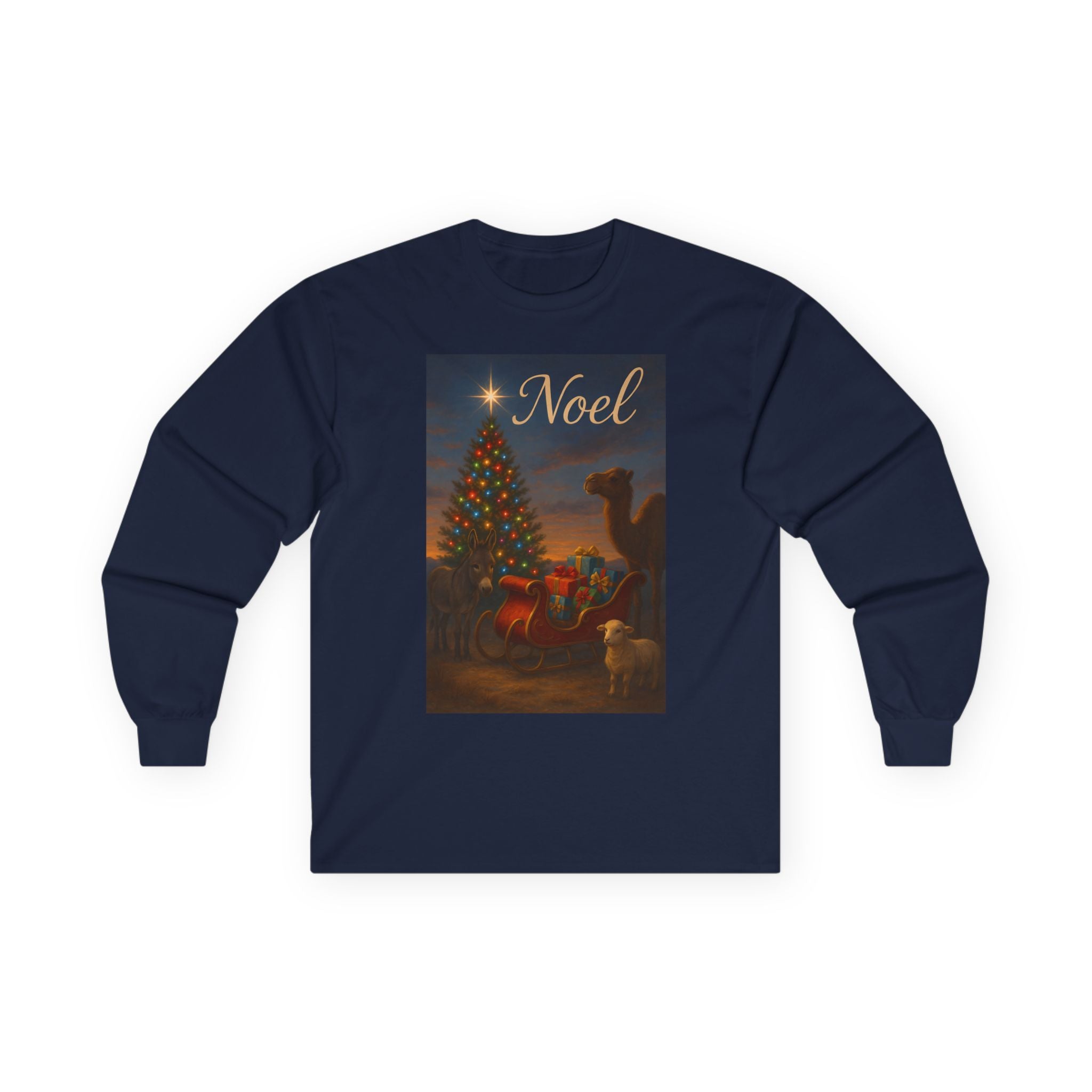 Noel Vintage Christmas Long Sleeve Tee