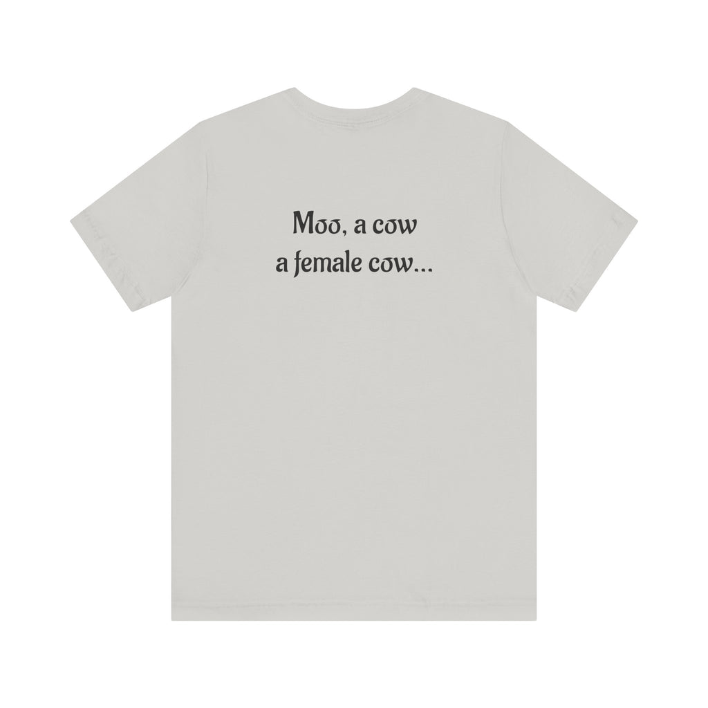 The Sound of Mooosic Tee — Funny Cow Musical Graphic T-Shirt