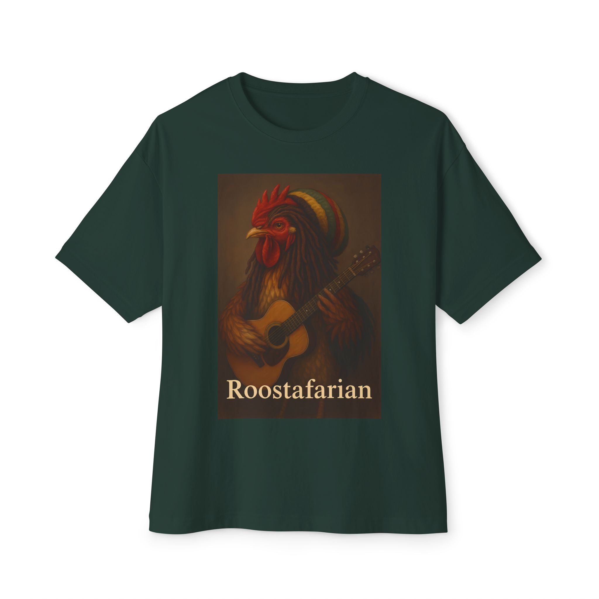 Roostafarian Rooster Shirt – It’s All About the Vibe Farm Tee